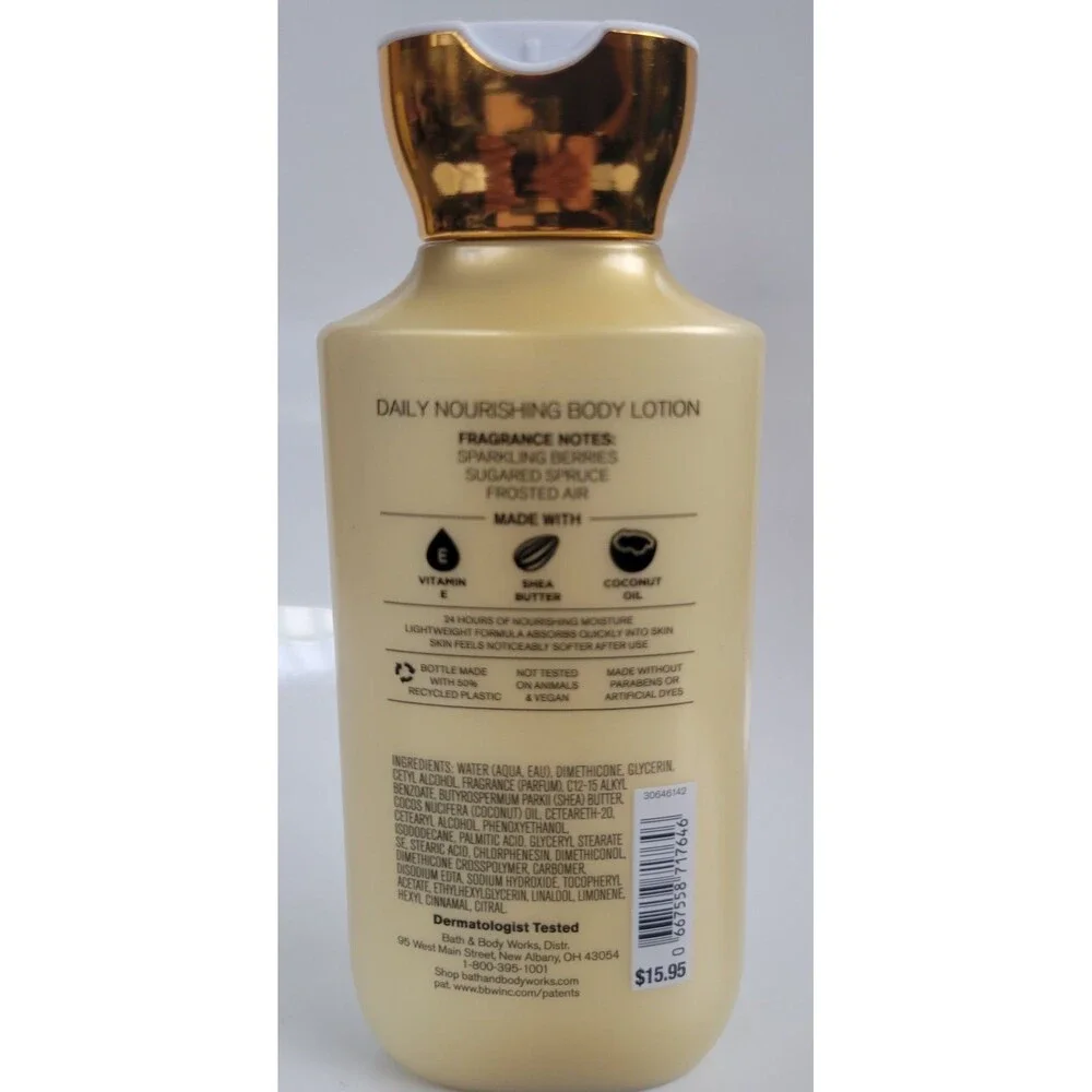 Bath & Body Works Golden Berry Mistletoe Daily Nourishing Body Lotion